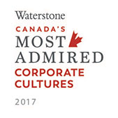 Waterstone Canada's Moste Admired Corporate Cultures 2017